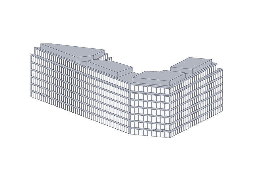 Plan of building Twin City C